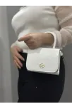 Beyaz Cilt Krash Çanta