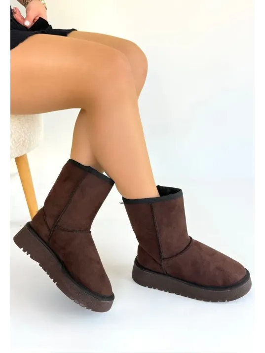 Sophia Kahverengi Süet Bot Sophia Kahverengi Süet Bot