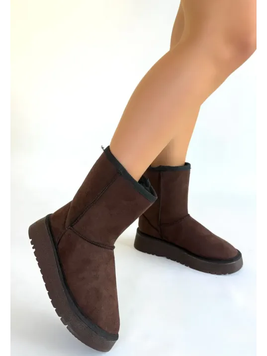 Sophia Kahverengi Süet Bot Sophia Kahverengi Süet Bot