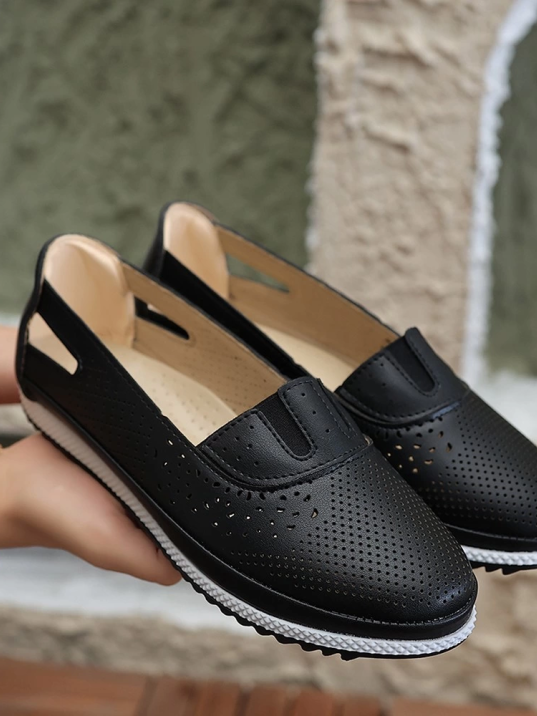 Stemi Siyah Cilt Babet Ayakkabı