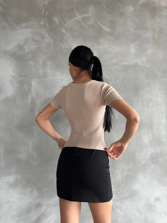 Taş baskılı kaş korse bluz Taş baskılı kaş korse bluz