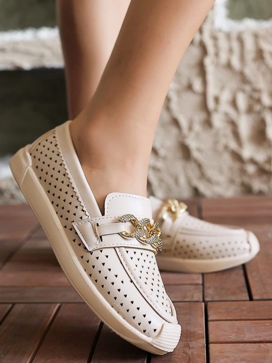 Tawin Bej Cilt Babet Ayakkabı