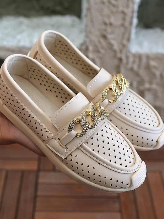 Tawin Bej Cilt Babet Ayakkabı