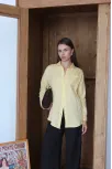 Tek Cepli Müslin Gömlek Sarı