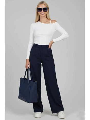 Tek Omuz İpli Bluz Beyaz T4328 Tek Omuz İpli Bluz Beyaz T4328