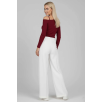 Tek Omuz İpli Bluz Bordo t4328 Tek Omuz İpli Bluz Bordo t4328