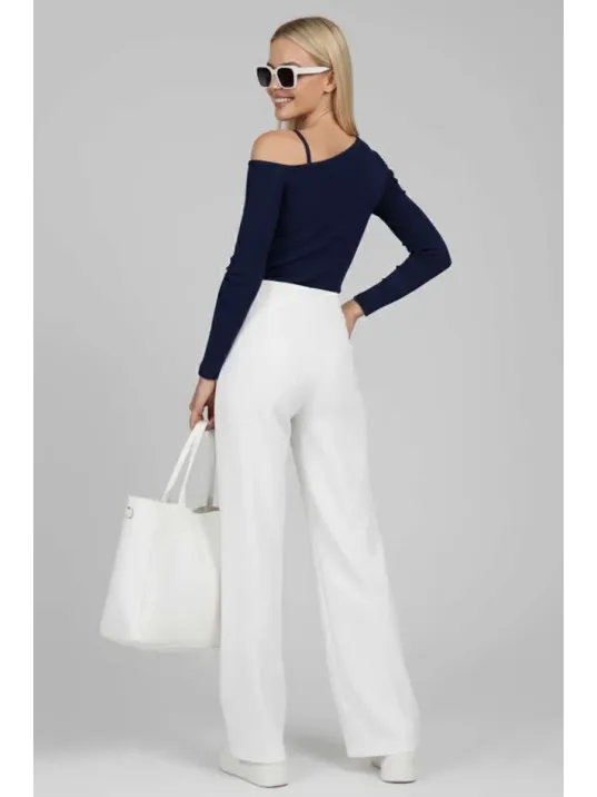 Tek Omuz İpli Bluz Lacivert T4328