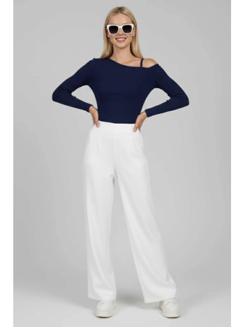 Tek Omuz İpli Bluz Lacivert T4328 Tek Omuz İpli Bluz Lacivert T4328