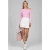 Tek Omuz İpli Bluz Pembe T4328 Tek Omuz İpli Bluz Pembe T4328