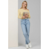Tek Omuz İpli Bluz Sarı T4328 Tek Omuz İpli Bluz Sarı T4328