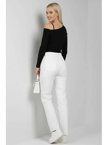 Tek Omuz İpli Bluz Siyah T4328