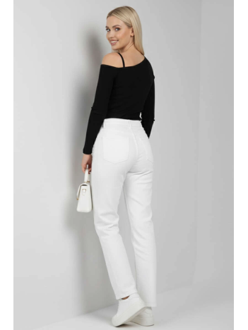 Tek Omuz İpli Bluz Siyah T4328 Tek Omuz İpli Bluz Siyah T4328