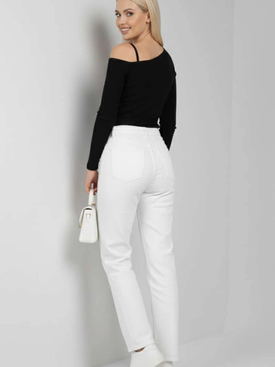 Tek Omuz İpli Bluz Siyah T4328 Tek Omuz İpli Bluz Siyah T4328