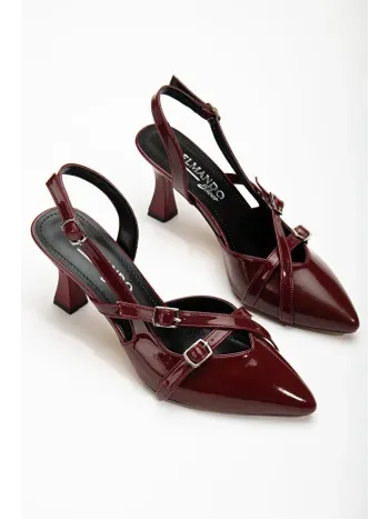 Tetti Bordo Rugan Topuklu Ayakkabı