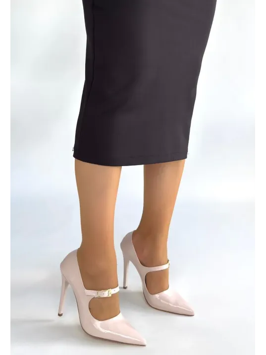 Tiej Bej Rugan Stiletto Ayakkabı Tiej Bej Rugan Stiletto Ayakkabı