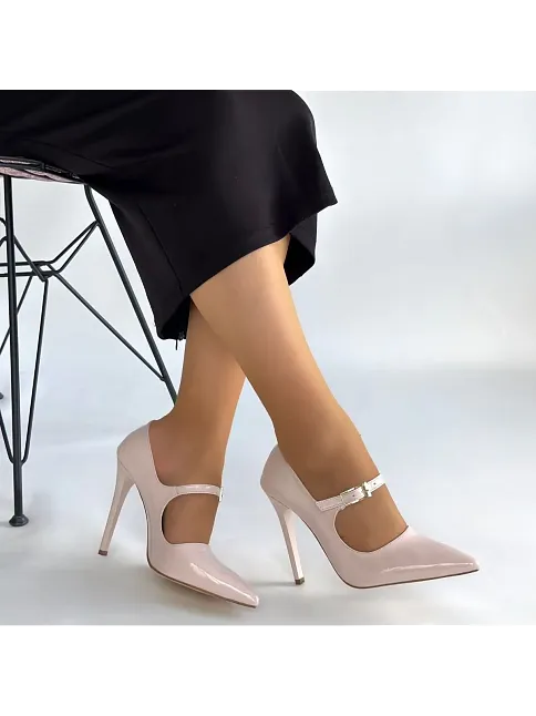 Tiej Bej Rugan Stiletto Ayakkabı
