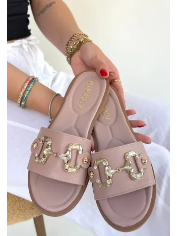 Toha Pudra Cilt Tokalı Terlik