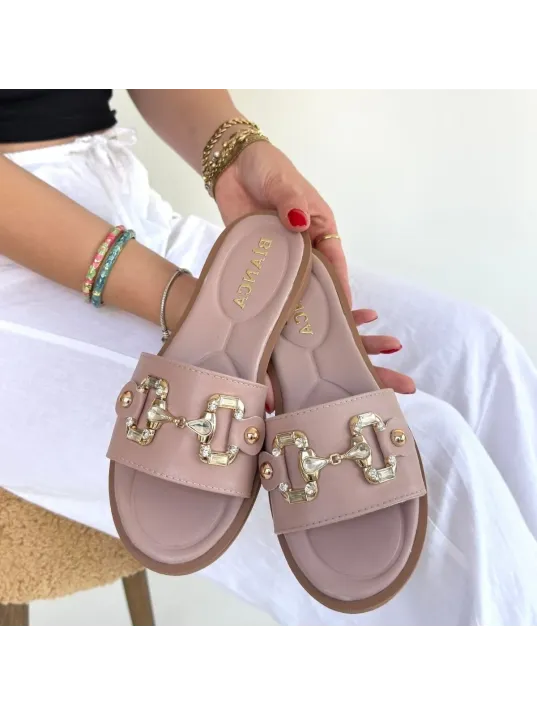 Toha Pudra Cilt Tokalı Terlik