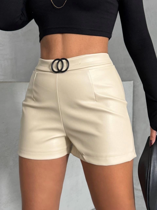 Tokalı deri şort h24444 Tokalı deri şort h24444