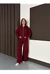 Trenç Takım Alt Üst Bordo Ons