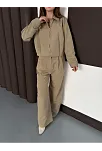 Trenç Takım Alt Üst Haki Ons
