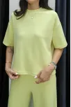 Tshirt Alt Üst Modal Takım Sarı
