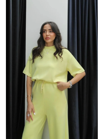 Tshirt Alt Üst Modal Takım Sarı Tshirt Alt Üst Modal Takım Sarı