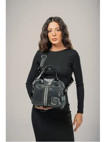 Tuka Siyah Cilt Kol Ve Omuz Çantası Tuka Siyah Cilt Kol Ve Omuz Çantası