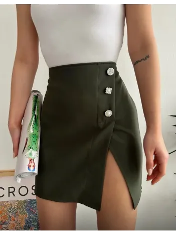 Üç Taşlı Mini Etek