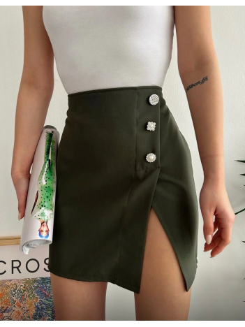 Üç taşlı mini etek Üç taşlı mini etek