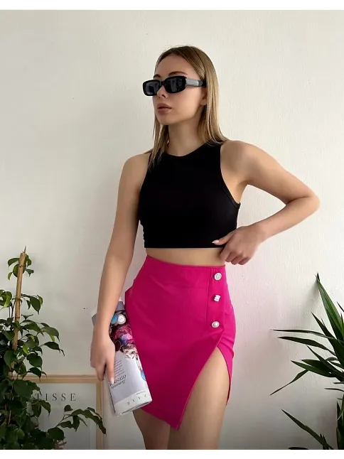 Üç Taşlı Mini Etek