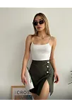 Üç Taşlı Mini Etek