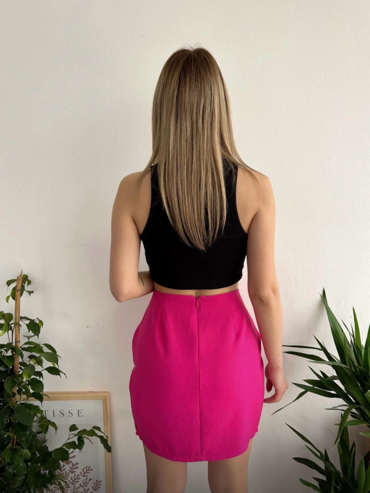 Üç taşlı mini etek Üç taşlı mini etek