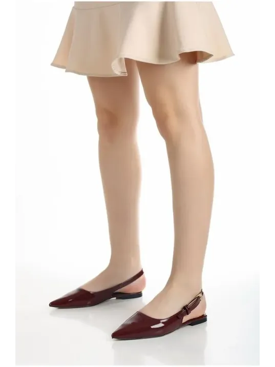 Ummar Bordo Rugan Babet Ayakkabı Ummar Bordo Rugan Babet Ayakkabı