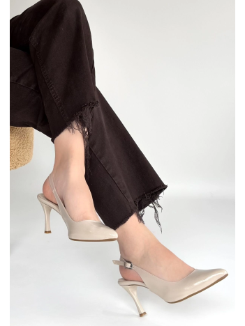 Uster Bej Rugan Topuklu Ayakkabı