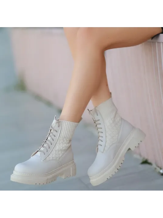 Utag Bej Cilt Bağcıklı Bot Utag Bej Cilt Bağcıklı Bot