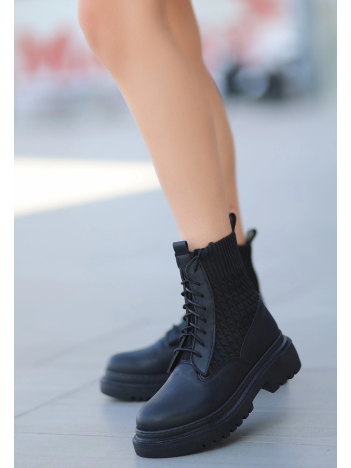 Utag Siyah Cilt Bağcıklı Bot Utag Siyah Cilt Bağcıklı Bot