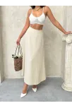Uzun Astarlı Etek