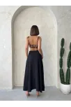 Uzun Astarlı Etek S255043