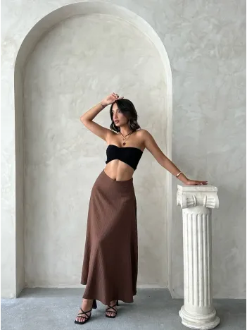 Uzun Astarlı Etek S255043