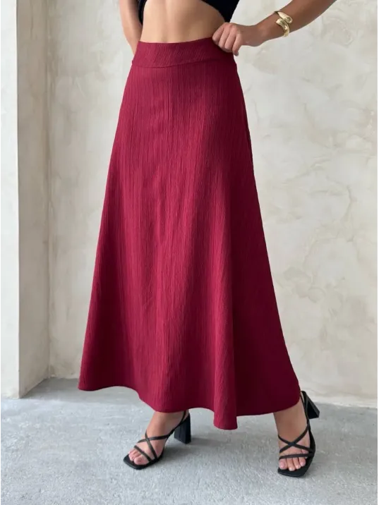 Uzun Astarlı Etek S255043