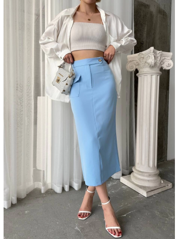 Uzun düğmeli etek Uzun düğmeli etek