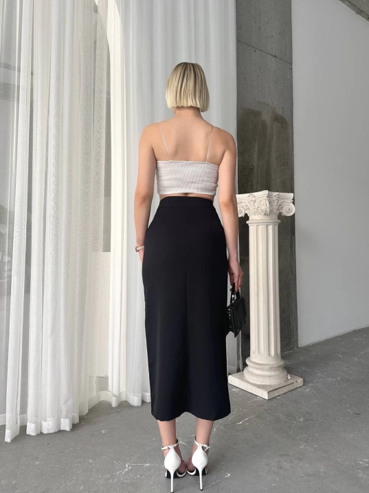 Uzun düğmeli etek Uzun düğmeli etek