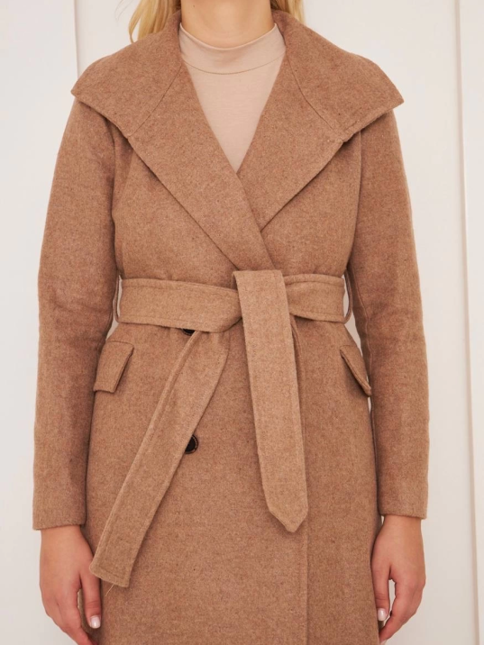 Uzun Düz Kaşe Kaban