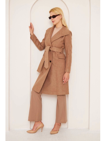 Uzun Düz Kaşe Kaban Uzun Düz Kaşe Kaban