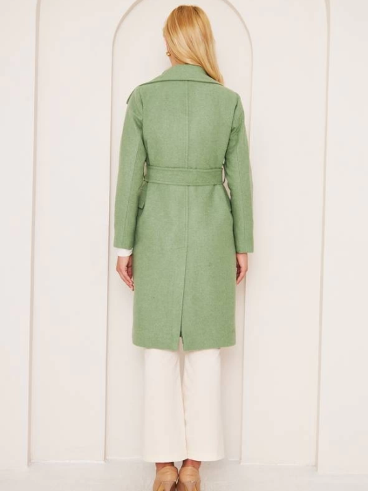 Uzun Düz Kaşe Kaban