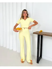 V Aksesuarlı Ottoman Takım Sarı S255850