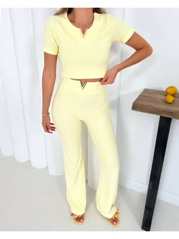 V Aksesuarlı Ottoman Takım Sarı S255850