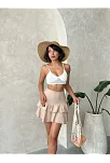 Valonlu Fırfırlı Etek S24681