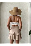 Valonlu Fırfırlı Etek S24681
